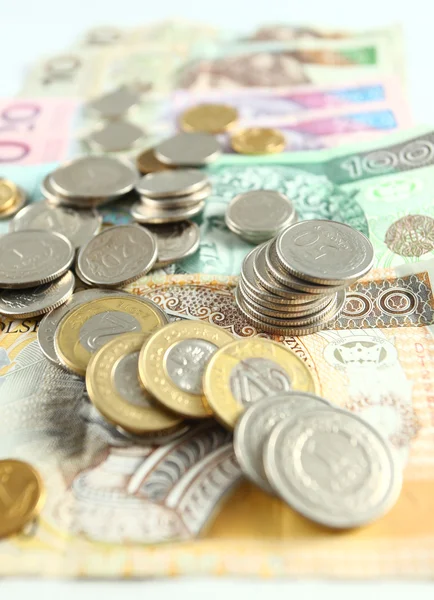 Польська валюті - Польський злотий — стокове фото