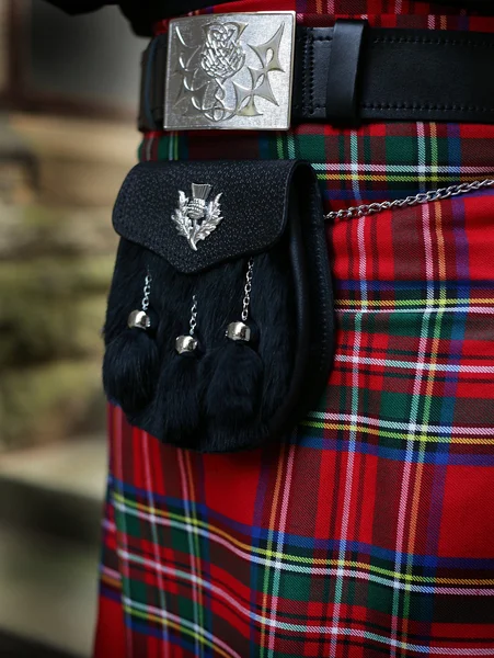 Παραδοσιακή σκωτσέζικη στολή — Φωτογραφία Αρχείου