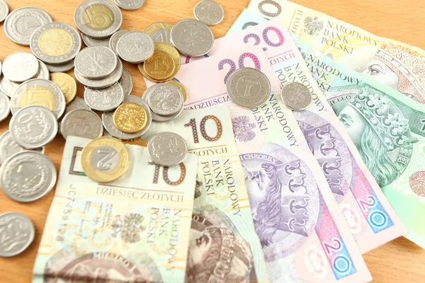 Polnische Währung - Zloty — Stockfoto