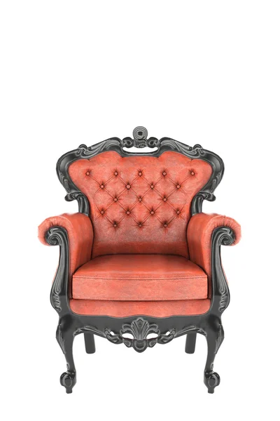 Klasyczne czerwone krzesło — Zdjęcie stockowe