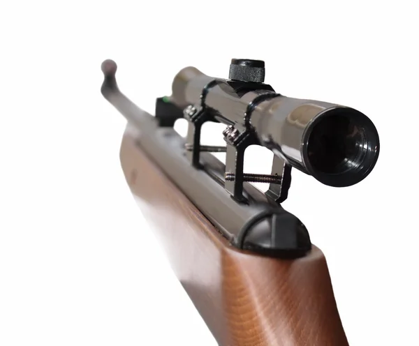 Snipe rifle primeira pessoa — Fotografia de Stock