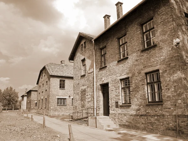 Campo de concentración de Auschwitz Birkenau —  Fotos de Stock