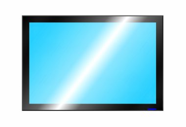 LED TV screen clipart