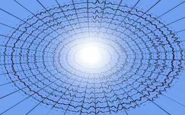 Brain wave on electroencephalogram EEG clipart