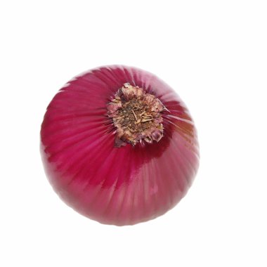 Red onion isolated on white background, with clipping path clipart