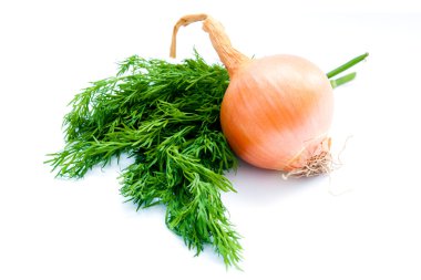 Dill and onion clipart