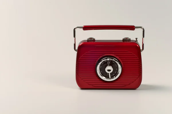 stock image Radio on red