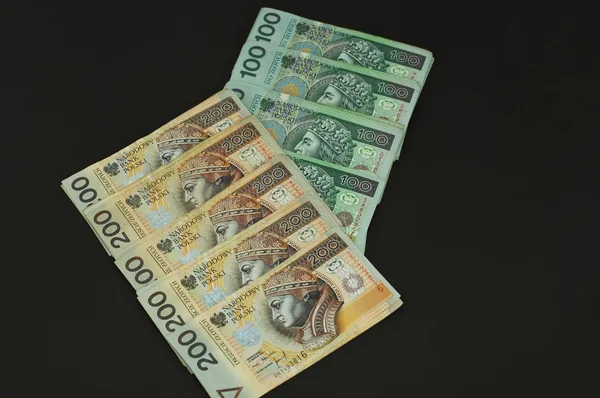 Polské bankovky — Stock fotografie