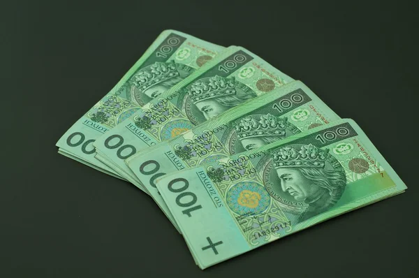Billetes polacos — Foto de Stock