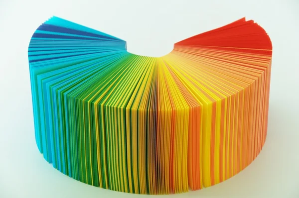 Szivárvány színű papír — Stock Fotó