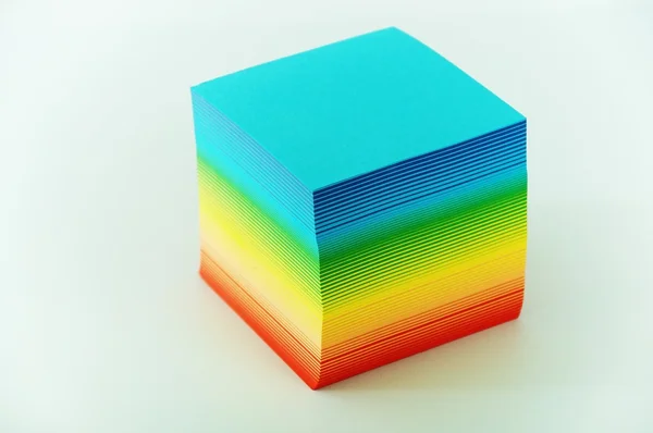 Papel de color arco iris — Foto de Stock