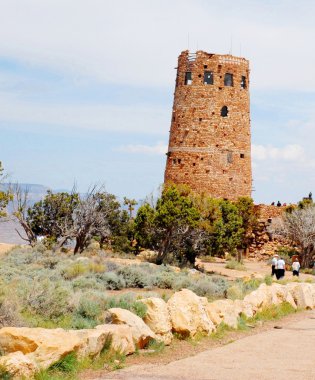 Watch tower adlı Büyük Kanyon Arizona, ABD