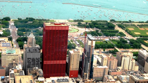 Innenstadt Chicago, illinois USA — Stockfoto