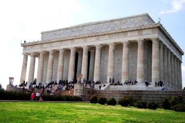 Lincoln Memorial in Washington DC, USA clipart