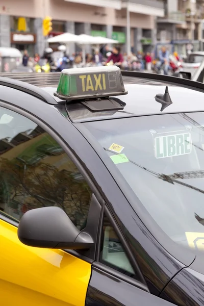 Taxi Barcelona — Stockfoto