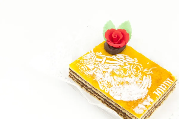 Желточный торт — стоковое фото
