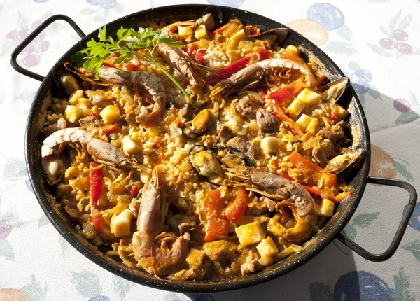 Paella rice — Stock Photo, Image