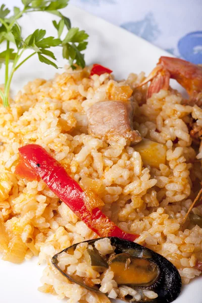 stock image Paella rice