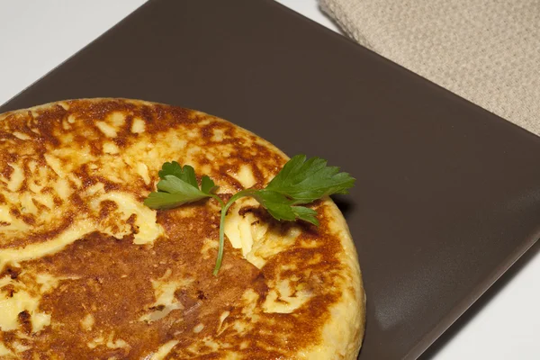 I cebula omlet — Zdjęcie stockowe