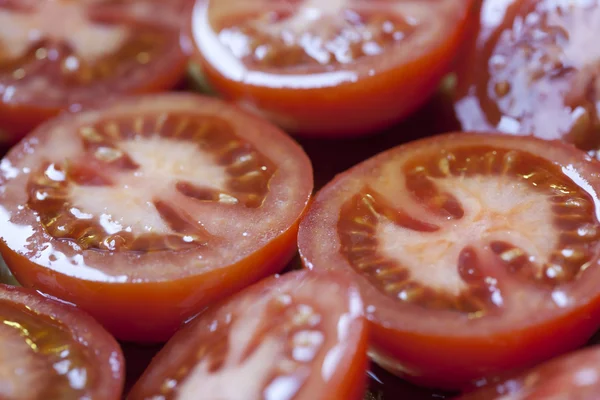 Open tomatoes — Stock Photo, Image