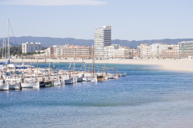 Port in Palamos clipart