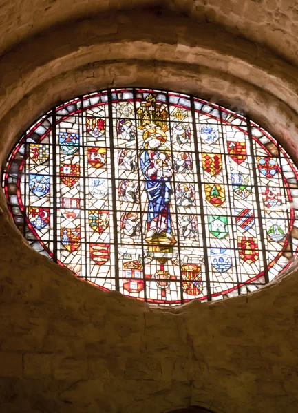 Una finestra della Chiesa — Foto Stock