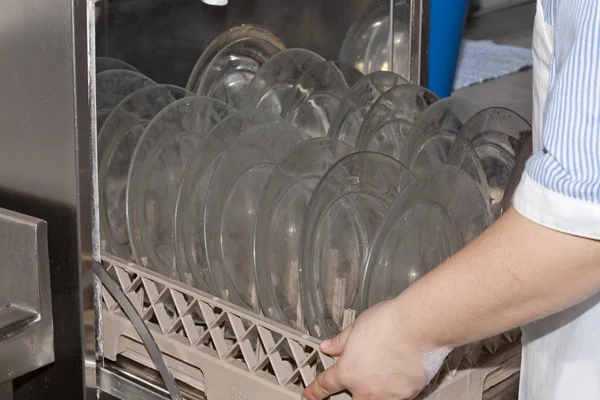 Industrial dishwasher — Stock Photo, Image