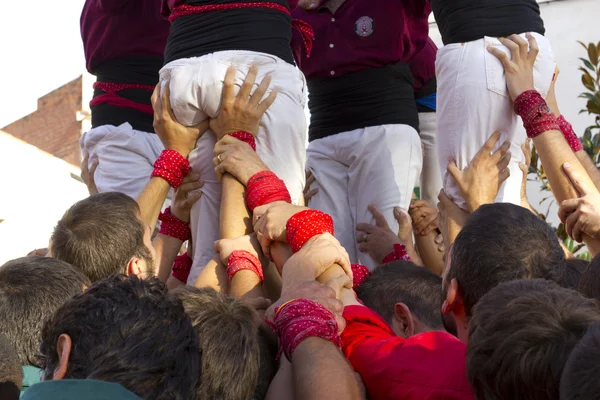 stock image Castellers