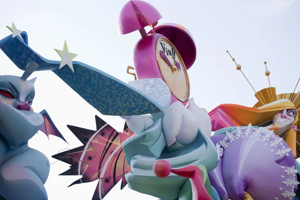 Fallas a Valencia, Spagna — Foto Stock