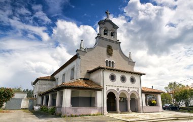 Asturias in Oviedo church clipart