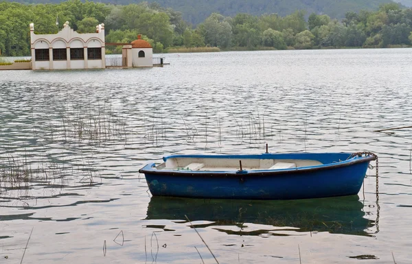 stock image Lake Banyoles, Spain.