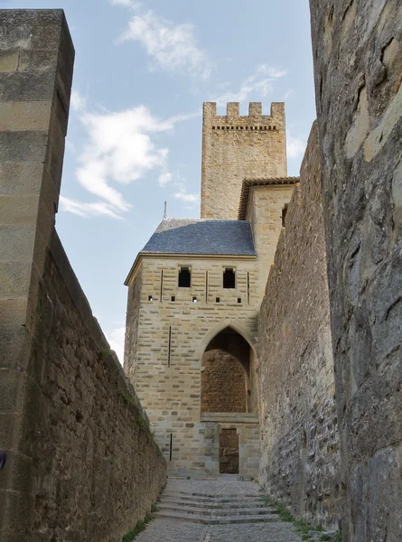 Carcassonne, France, UNESCO. Замок — стоковое фото
