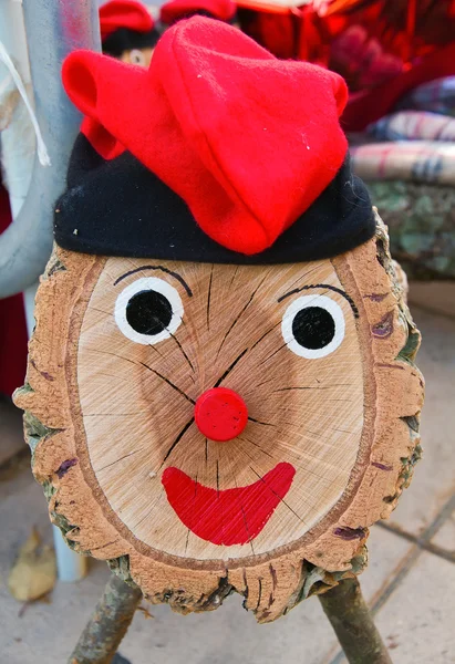 Caga 티 오, 크리스마스 이브에 카탈루냐 전통 — 스톡 사진