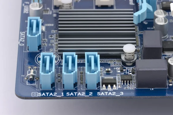 Sata motherboard — Stock Photo, Image