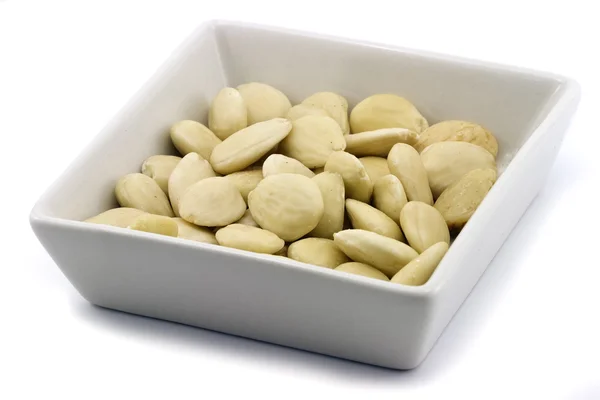 Peeled almonds — Stock Photo, Image