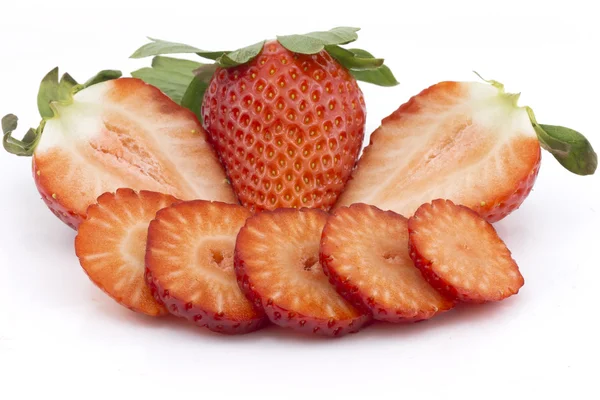 Strawberries group — Stock Photo, Image