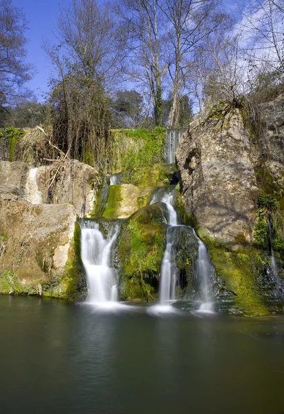 Waterfall in Olot, Spain — Stock Photo, Image