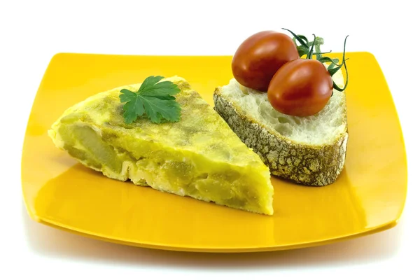 Hiszpański omlet szaszłyk — Zdjęcie stockowe