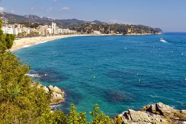 Pláž Lloret de mar — Stock fotografie