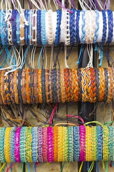 stock image Background created from stacks of colorful bangles