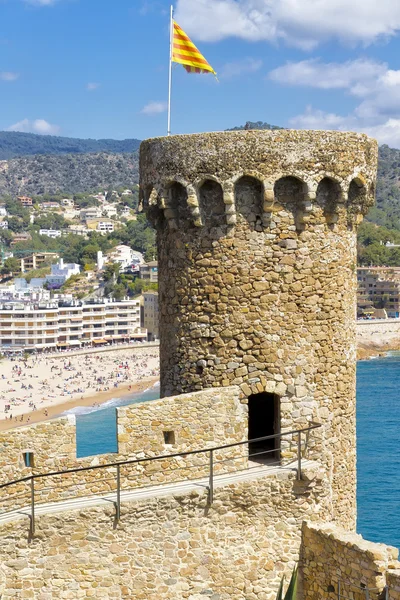 Wieża tossa de mar, Hiszpania — Zdjęcie stockowe