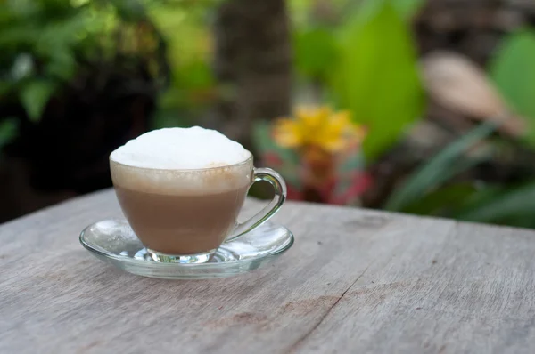 stock image Hot capuccino coffee