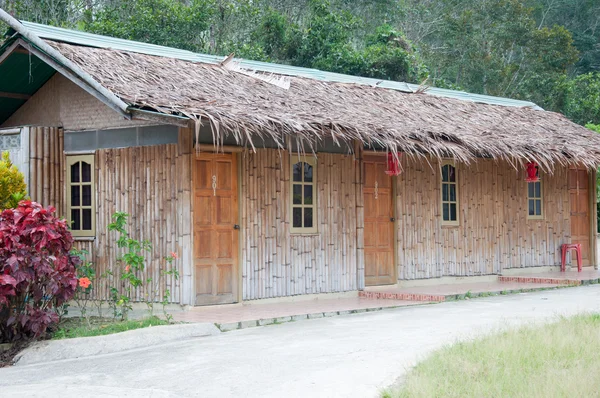 Casa de bambu — Fotografia de Stock