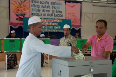 yala, Tayland - 24 Kasım: tanımlanamayan İslam dini Şef