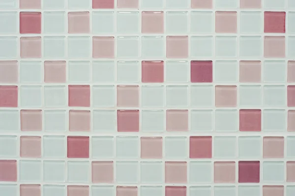 Mosaico azulejos fundo da parede — Fotografia de Stock