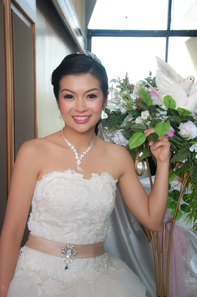 Attractive young asian Bride