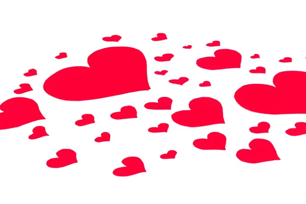 A lot of hearts — Stock Photo, Image