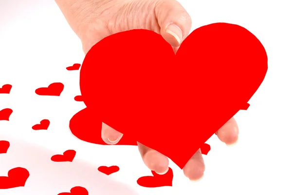 A lot of hearts — Stock Photo, Image