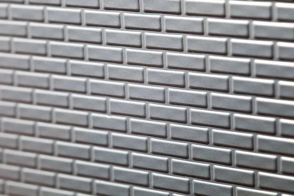 Stock image Wall of metallic bricks