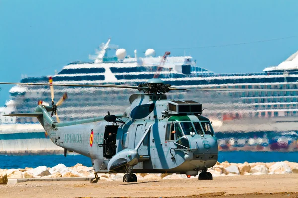 Ελικόπτερο seaking — Φωτογραφία Αρχείου